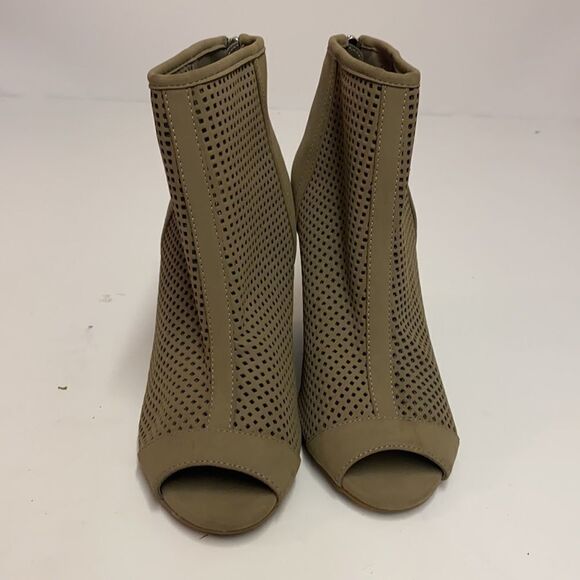 JUICY COUTURE Peep Toe Wedge Bootie Size 6 A17 - Picture 4 of 9